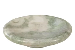 Plateau rond en marbre vert 30x8,5cm Miller - Versmissen