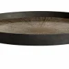 Plateau rond en miroir Bronze Slice - Ethnicraft Accessories
