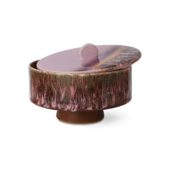 Plat en grès violet Bonbon Blast - HKLIVING