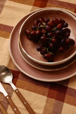 Plat en porcelaine rose Home chef - HKliving