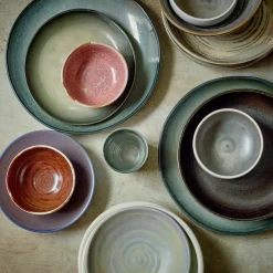 Plat en porcelaine rose Home chef - HKliving