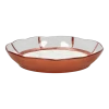 Plat en porcelaine rouille 20x3,5cm - Pomax