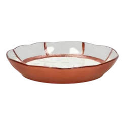 Plat en porcelaine rouille 20x3,5cm - Pomax