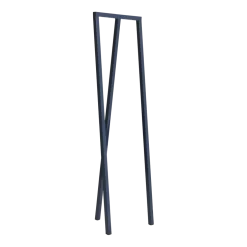 Portant à trois piliers en acier bleu 39cm Loop Stand Wardrobe - Hay