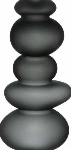 Porte-bougeoir gris Cairn - Nude Glass