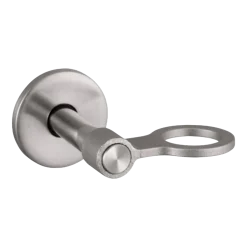 Porte bouteille de savon simple en métal massif argent 14 cm - Buster+Punch