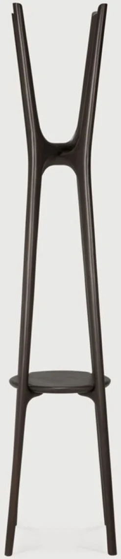 Porte-manteau en acajou teinté brun foncé 184cm PI - Ethnicraft Accessories