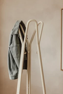 Porte-manteau en acier beige 56x169cm Charles - Metallbude