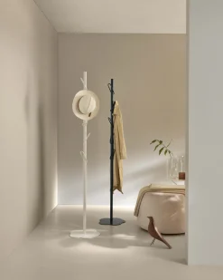 Porte-manteau en acier noir Myflower - Meme Design