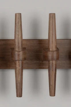 Porte manteau en bois de manguier 52x9x23cm Jackub - Dutchbone