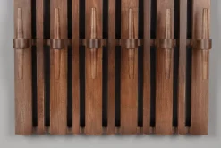 Porte-manteau mural en bois de manguier 66x32x110cm Jackub - Dutchbone