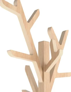 Porte-manteau sur pieds en bois de chêne 48 x 35 x 158 cm Ambroise - Hartô