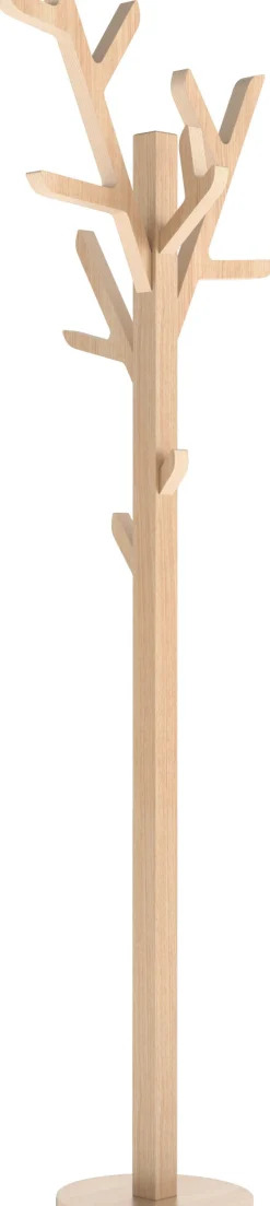 Porte-manteau sur pieds en bois de chêne 48 x 35 x 158 cm Ambroise - Hartô