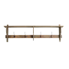 Porte-manteaux 4 crochets en bois récupéré CARONU - Nordal