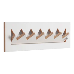 Porte-manteaux en bouleau teinté blanc 60x20cm Fläpps Crownhäng - Ambivalenz