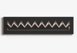 Porte-manteaux en bouleau teinté noir 80x20cm Fläpps Crownhäng - Ambivalenz