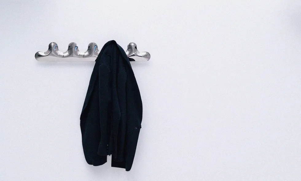 Porte-manteaux en inox poli Kamm 3 - Zieta