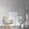 Porte-manteaux en métal blanc et détails bois 175,5cm Tip - Zuiver