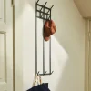 Porte-manteaux murale en acier anthracite 33,5x5x100cm Tape - Hay