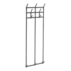 Porte-manteaux murale en acier anthracite 33,5x5x100cm Tape - Hay