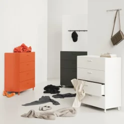 Porte-manteaux mural en aluminium beige 41x5,2x4,7cm Relief - String furniture