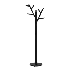 Porte manteaux sur pied en bois noir 48 x 35 x 158 cm Ambroise - Hartô