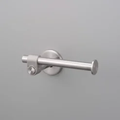Porte papier toilette en métal massif argent 15,5 x 8,45 cm - Buster+Punch