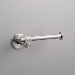 Porte papier toilette en métal massif argent 15,5 x 8,45 cm - Buster+Punch
