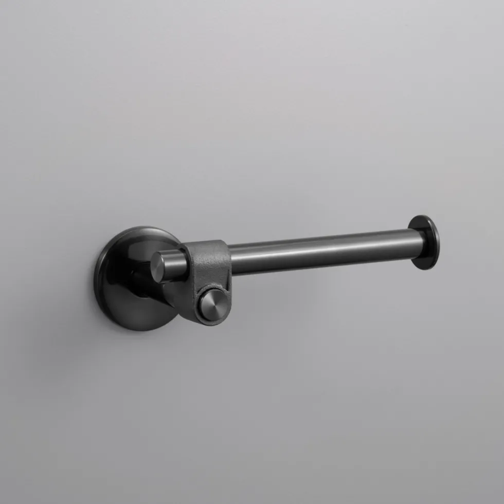 Porte papier toilette en métal massif metal gun 15,5 x 8,45 cm - Buster+Punch