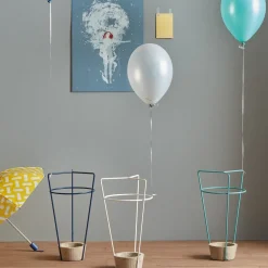 Porte-parapluies en béton et acier blanc Ambrogio - Meme Design