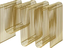 Porte-revues en acier doré 40,5 cm Curva - AYTM