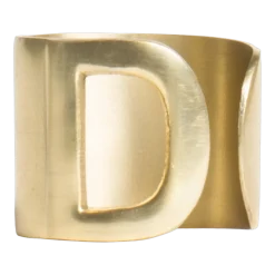 Porte serviette en métal finition doré 4,5 cm D - Bitossi Home