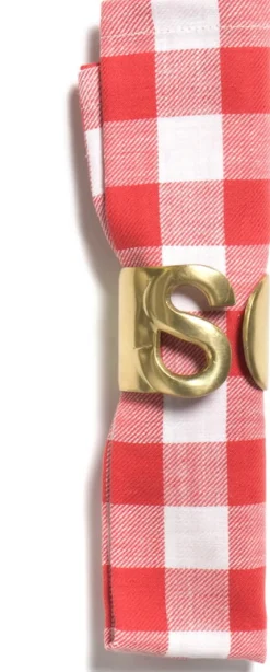 Porte serviette en métal finition doré 4,5 cm S - Bitossi Home
