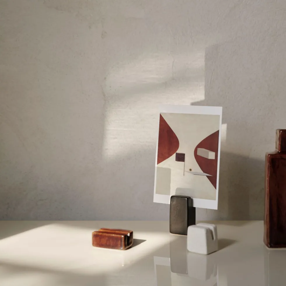 3 portes photos en céramique émaillée Koa - Ferm Living