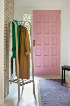 Porte-vêtements en acier gris et olive Sempre - Hübsch