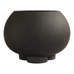 Pot de fleur en béton coffee 35x35x24,5cm mini - 101 COPENHAGEN