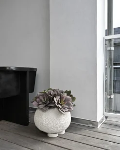 Pot de fleur en fibre blanche 35x24cm - 101 Copenhagen