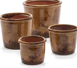 Pot de fleur en terre 20x17cm Rust - Serax