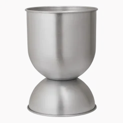 Pot de fleur reversible en aluminium 30xc42,5cm Hourglass pot - Ferm Living