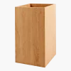 Pot de fleurs carré en bois clair 35 x 35 x 60 cm Palmus - Custom Form