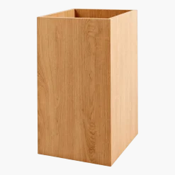 Pot de fleurs carré en bois clair 35 x 35 x 60 cm Palmus - Custom Form