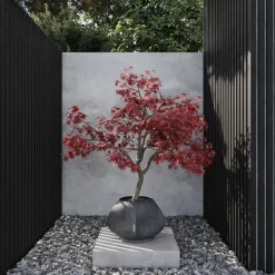 Pot de fleurs en béton fibré gris foncé 64x40cm Arket - 101 Copenhagen