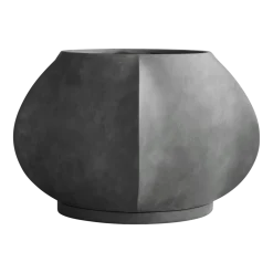 Pot de fleurs en béton fibré gris foncé 64x40cm Arket - 101 Copenhagen