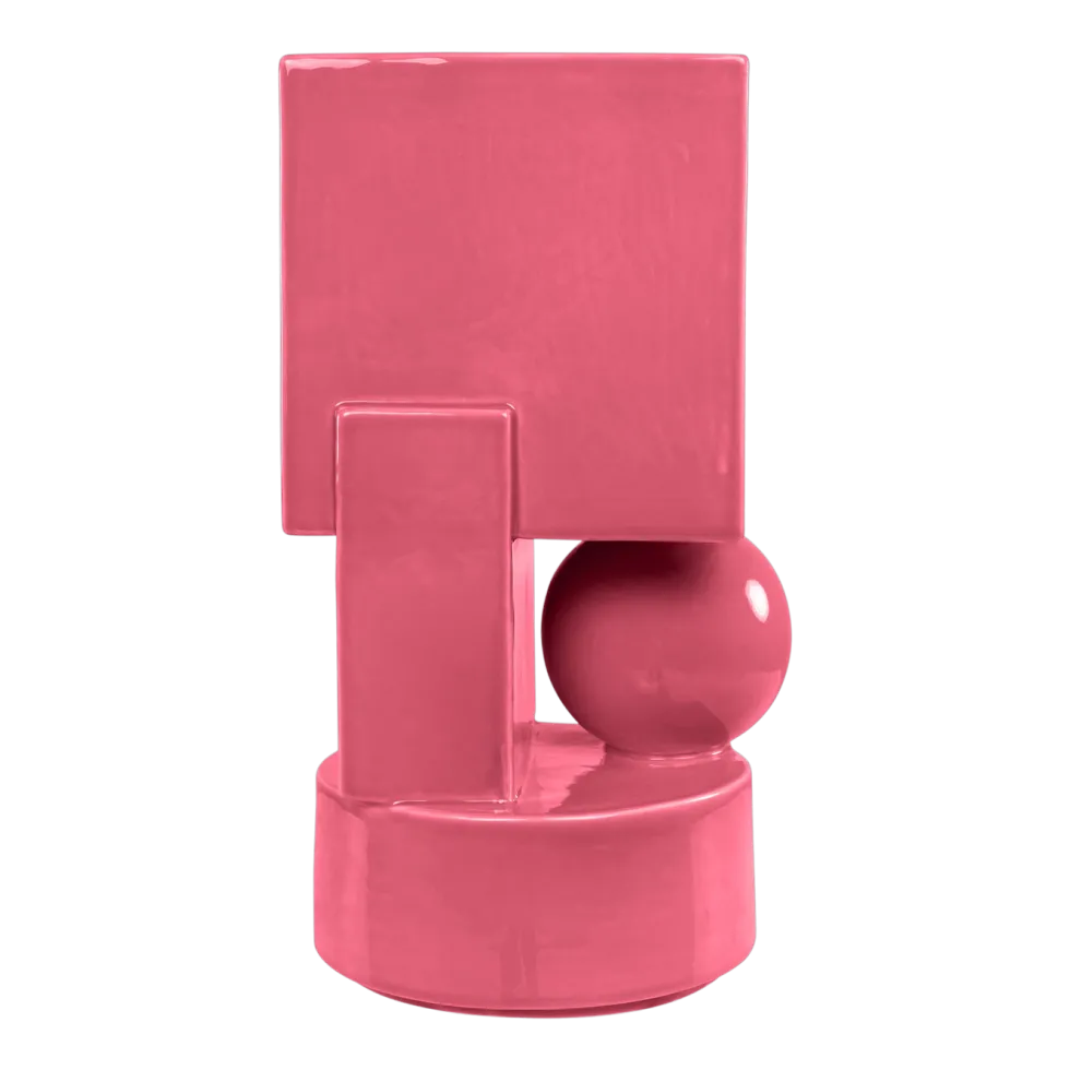 Pot de fleurs en céramique garlic pink 22,5x23x43cm Vector - Versmissen