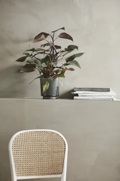 Pot de fleurs en grès vert foncé 15 cm Oxna - Nordal