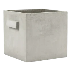 Pot en béton rectangulaire gris clair 33cm - Serax