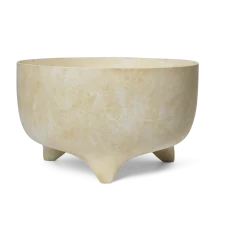 Pot en fibres de verre blanc 26cm Evoke - Ferm living