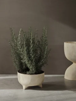 Pot en fibres de verre blanc 26cm Evoke - Ferm living