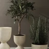 Pot en fibres de verre blanc 70cm Evoke - Ferm living