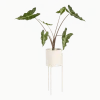 Pot à plantes en acier beige Maki - noo.ma